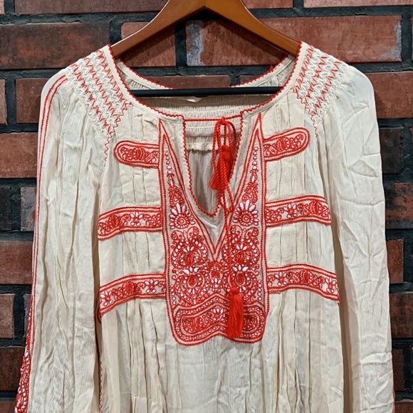 🎉HP🎊Free People Wind Willow Embroidered Dress - Picture 4 of 15